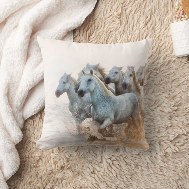 Coussin Eau méditerranéenne au lever du soleil (Couverture)