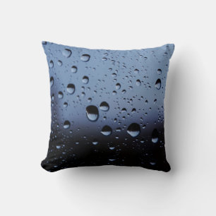 Coussin Eau sur la photographie de fond miroir