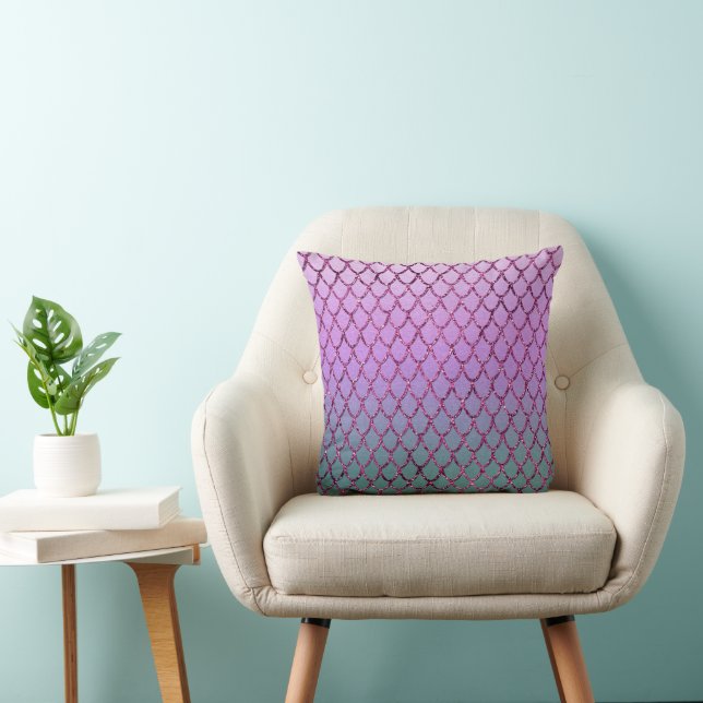 Coussin Écailles de princesse sirène 5 (Chaise)