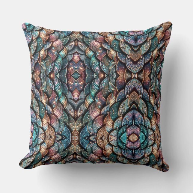 Coussin Écailles Étincelantes (Recto)