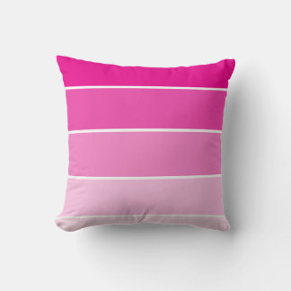 Coussin Échantillons de peinture rose vif