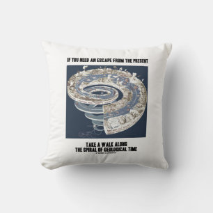 Coussin Échapper au présent en marchant le long du temps g