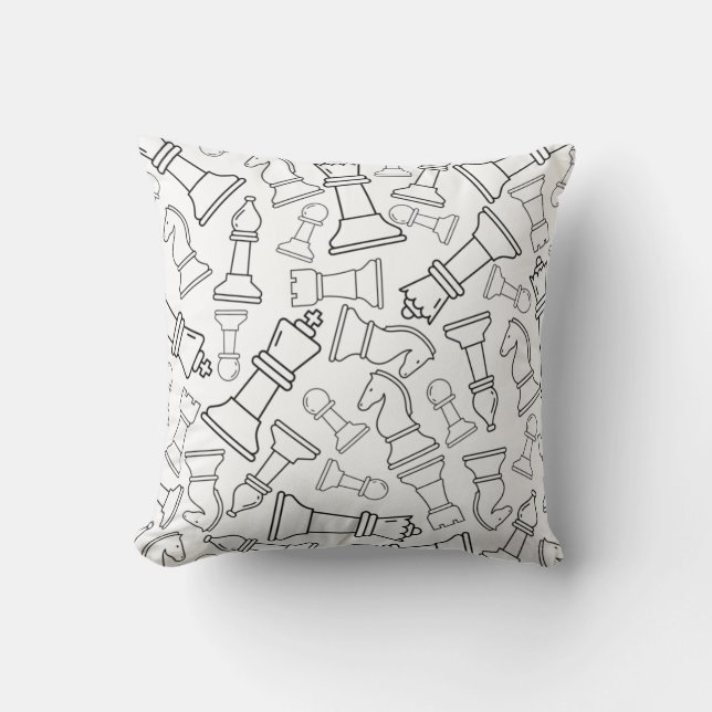 Coussin Échecs (Recto)