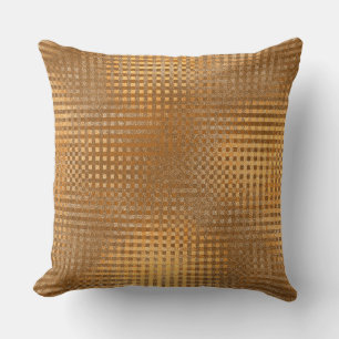 Coussin Échecs carrés ou irréguliers sur un chiffon rugueu