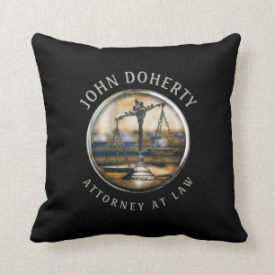 Coussin Échelles de justice Jeu d'oreiller