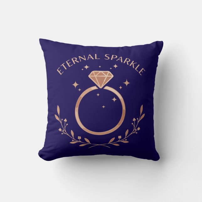 Coussin Éclat Éternel | Élégante Bague de Diamants en Or R (Recto)