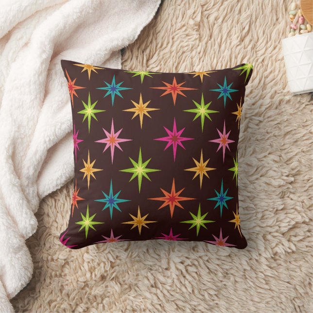 Coussin Éclatantes explosions atomiques de style moderne d (Couverture)