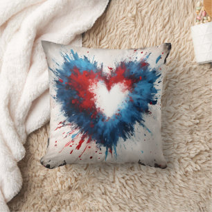 Coussin Éclatement de coeur radiant