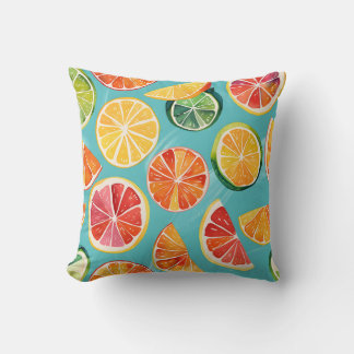 Coussin Éclatement des agrumes