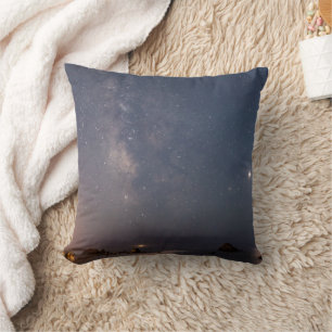 Coussin Éclipse lunaire & Voie lactée Bandon Beach Orego