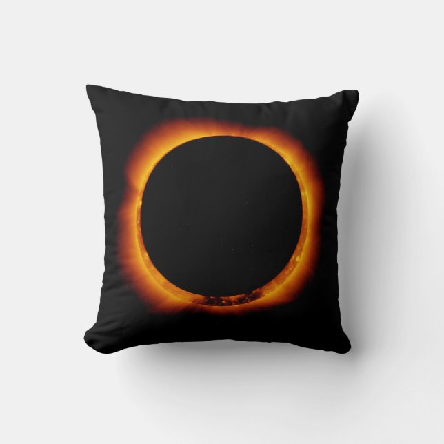 Coussin Éclipse solaire quasi totale (Recto)