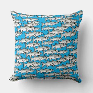 Coussin École de Scubadorable Grand Barracuda