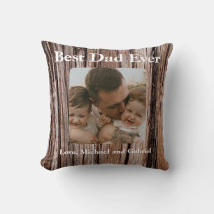 Coussin Écorce de cèdre rustique, arbre naturel extérieur