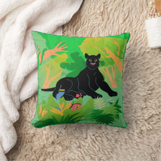 Coussin "Ecos del Bosque: Almohada Verde con el Encanto