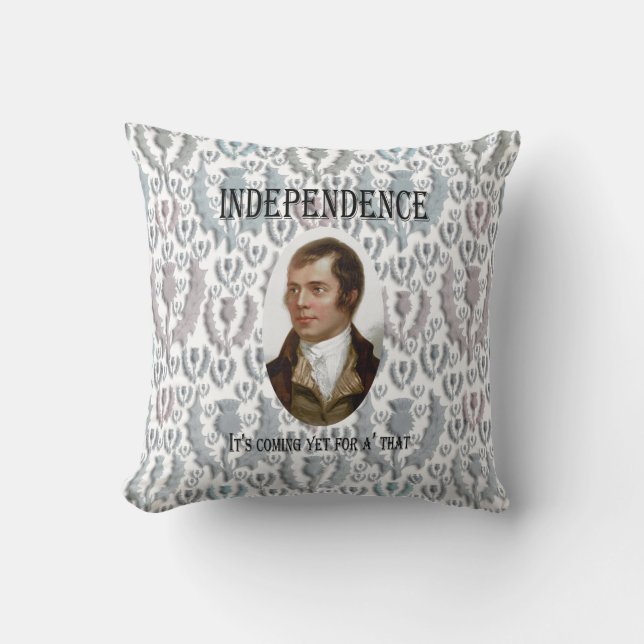 Coussin écossais de chardon de Robert Burns (Recto)
