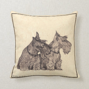 Coussin écossais Terrier