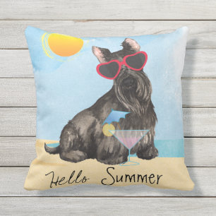 Coussin Écossais Terrier d'été