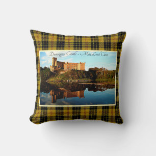Coussin Ecosse Clan MacLeod Dunvegan Castle Jeu d'oreiller