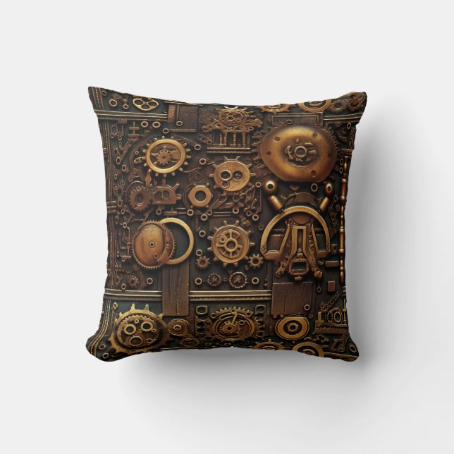 Coussin Écouteurs à vapeur Lancer l'oreiller (Recto)