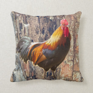 Coussin Écouteurs de poulets de la ferme de coq