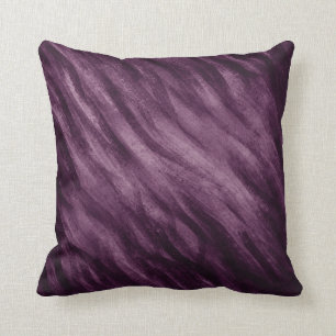 Coussin Écran d'éclair couleur de raisin
