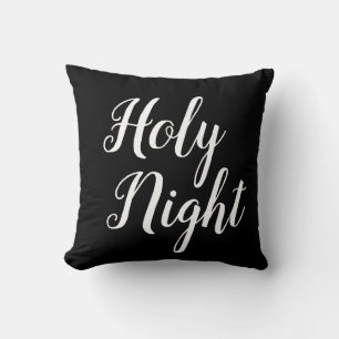 Coussin écriture SAINTE NUIT