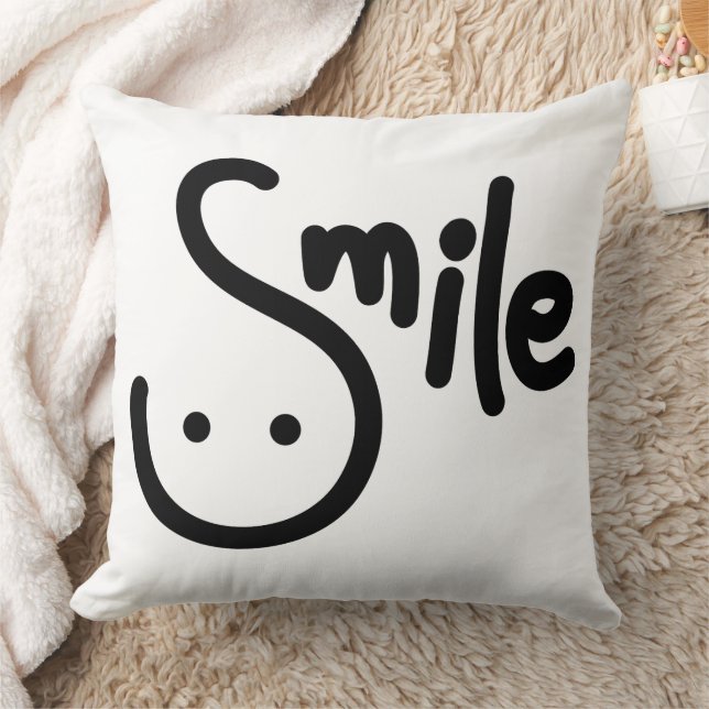 Coussin Écriture sourire (Couverture)