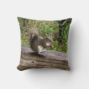 Coussin Écureuil affamé