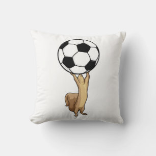 Coussin Écureuil avec balle de football