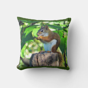 Coussin Écureuil rouge