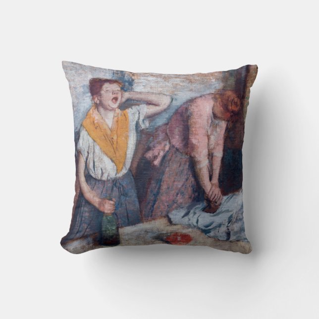 Coussin Edgar Degas - Les repasseuses (Recto)