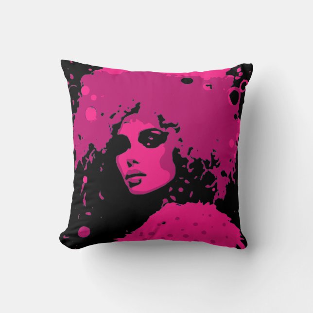 Coussin Edgy Retro Partout Grunge Design (Recto)