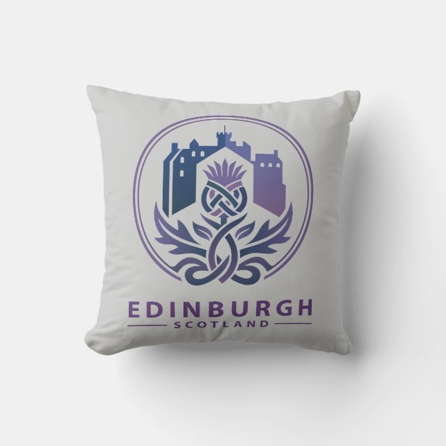 Coussin Édimbourg Écosse Royaume-Uni (Recto)
