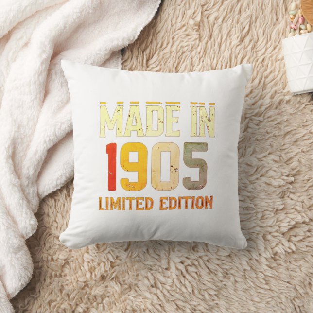 Coussin "Édition limitée vintage faite en 1905- (Couverture)