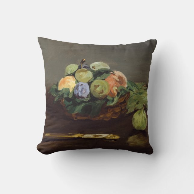 Coussin Edouard Manet - Corbeille de Fruits (Recto)