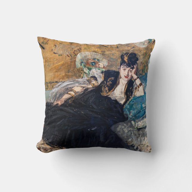 Coussin Edouard Manet - Dame aux Éventails (Recto)