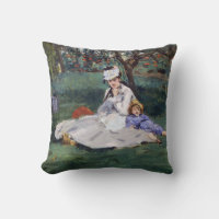 Edouard Manet - La famille Monet dans leur jardin