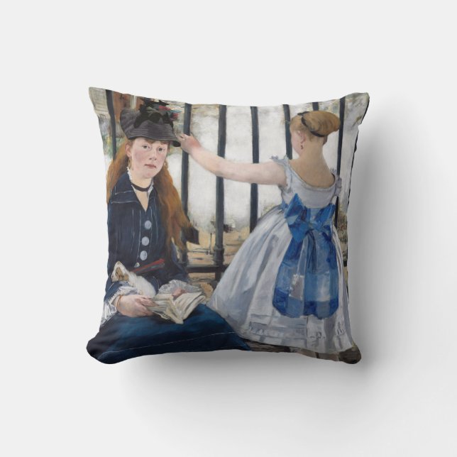 Coussin Edouard Manet - La Gare (Recto)