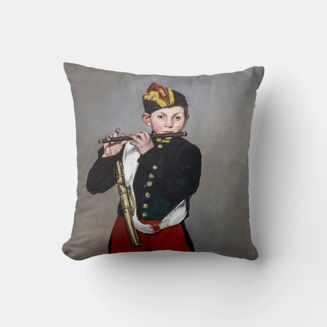 Coussin Edouard Manet - Le Fifre / Jeune flûtiste (Recto)