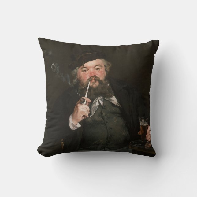 Coussin Edouard Manet - Un bon bock (Recto)