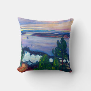Coussin Edvard Munch - Fumée de train