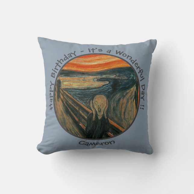 Coussin Edvard Munch La Collection Scream Party Items (Recto)