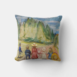 Coussin Edvard Munch - La forêt Fairytale