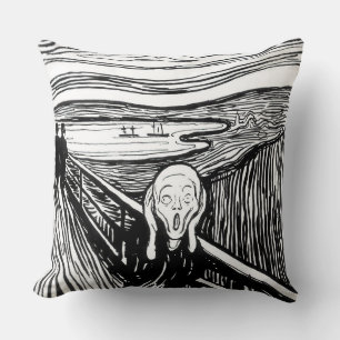 Coussin Edvard Munch - La lithographie de cri