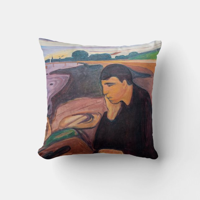 Coussin Edvard Munch - Melancholy 1894 (Recto)