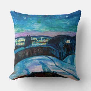 Coussin Edvard Munch - Nuit étoilée 1922