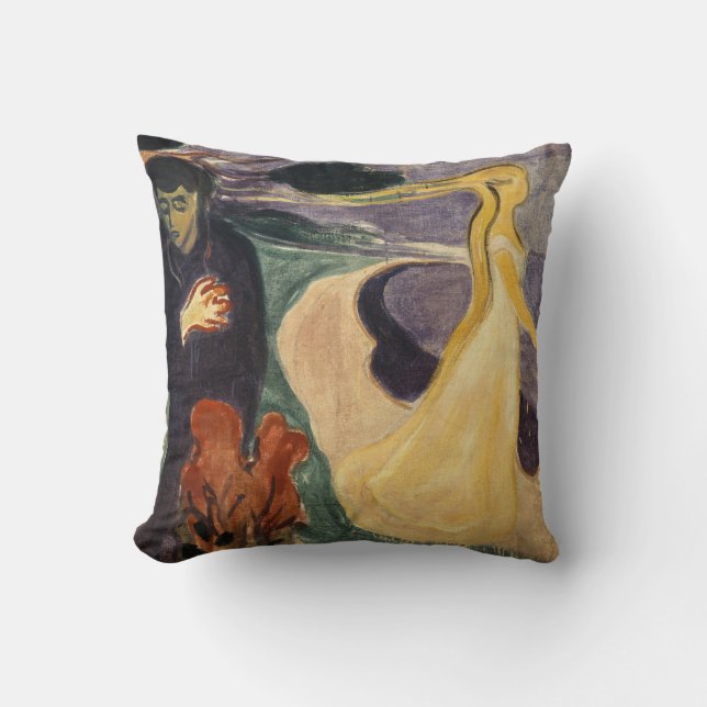 Coussin Edvard Munch - Séparation (Recto)