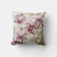 Effet Bokeh doux des orchidées en fleurs