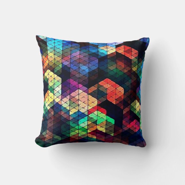 Coussin Effet de vitrail (Recto)
