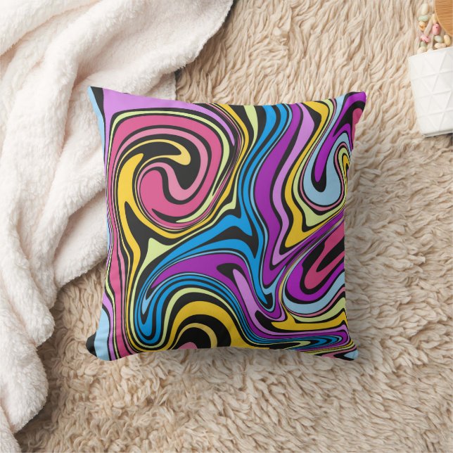 Coussin Effet décoratif de peinture liquide (Couverture)
